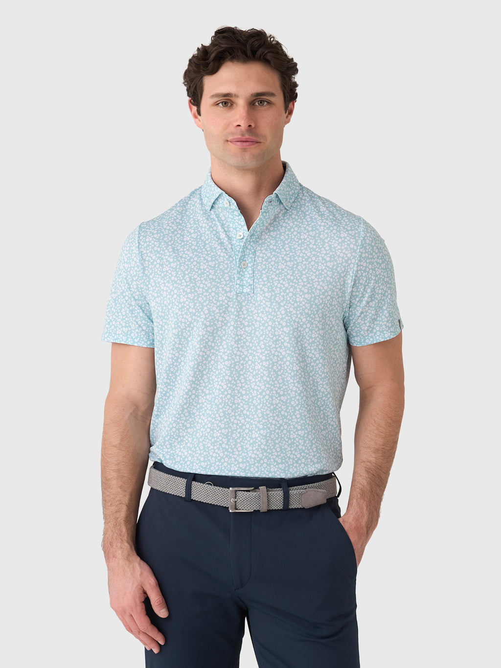 KJUS Men's Lance Printed Polo - Saint Bernard