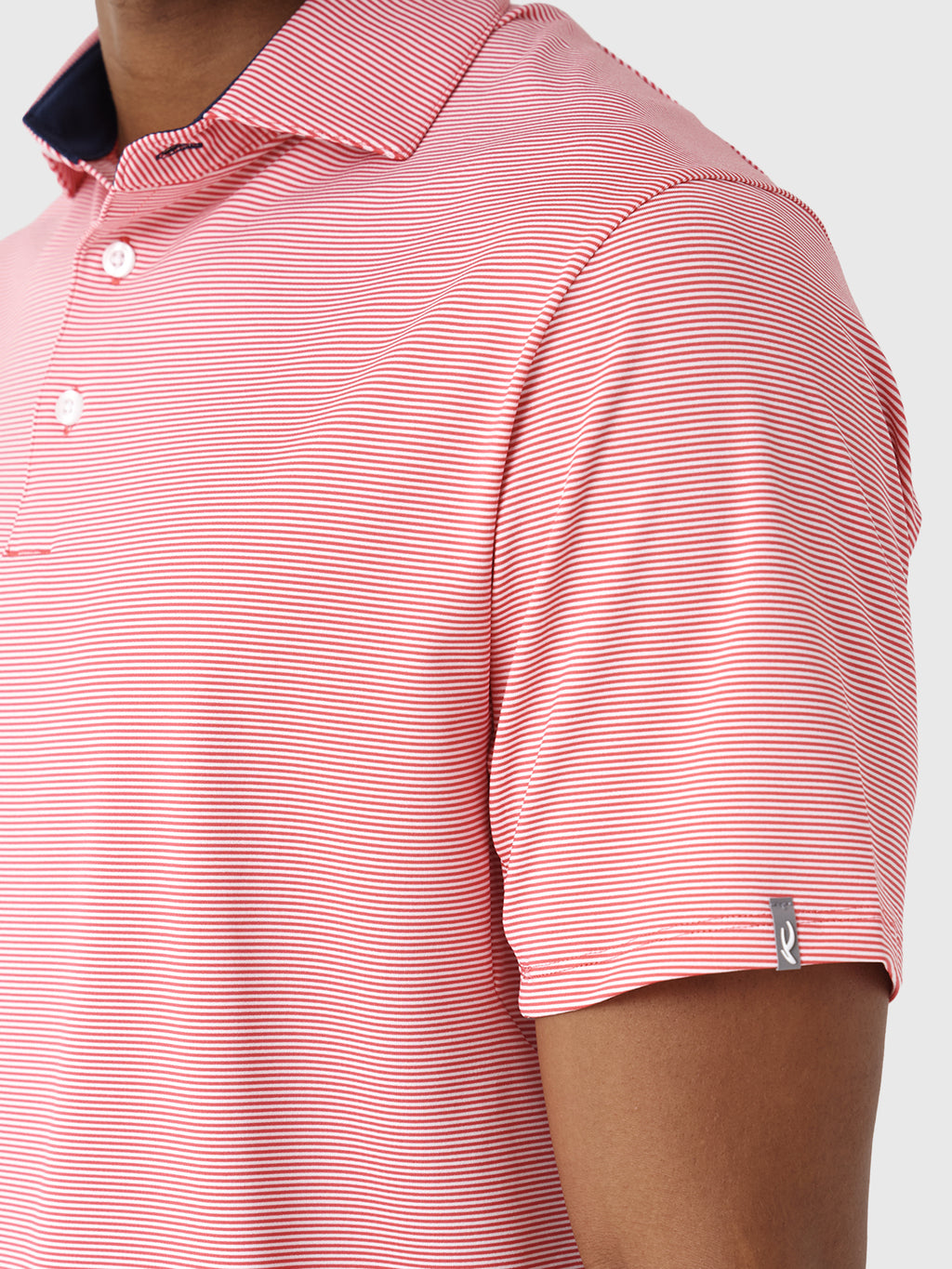 KJUS Men's Soren Stripe Polo - Saint Bernard