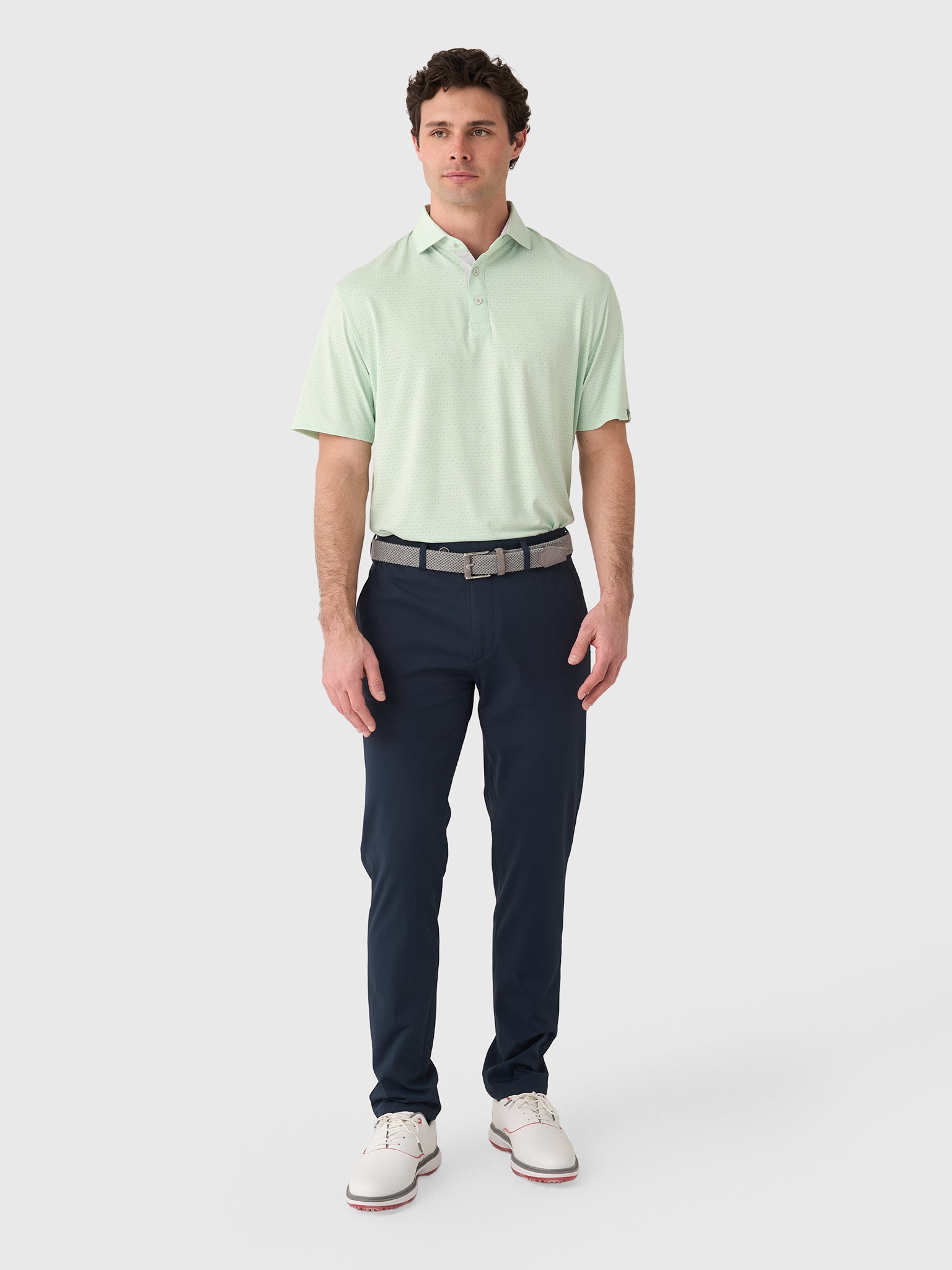 KJUS Men's Savin Structure Polo - Saint Bernard