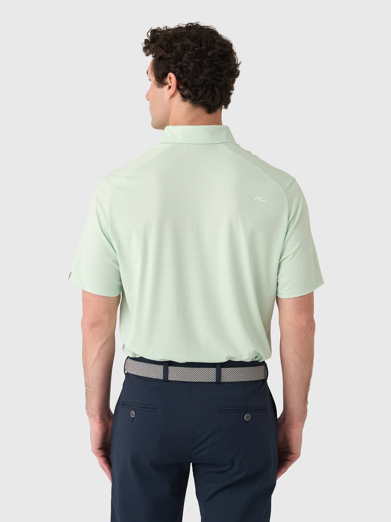 KJUS Men's Savin Structure Polo - Saint Bernard