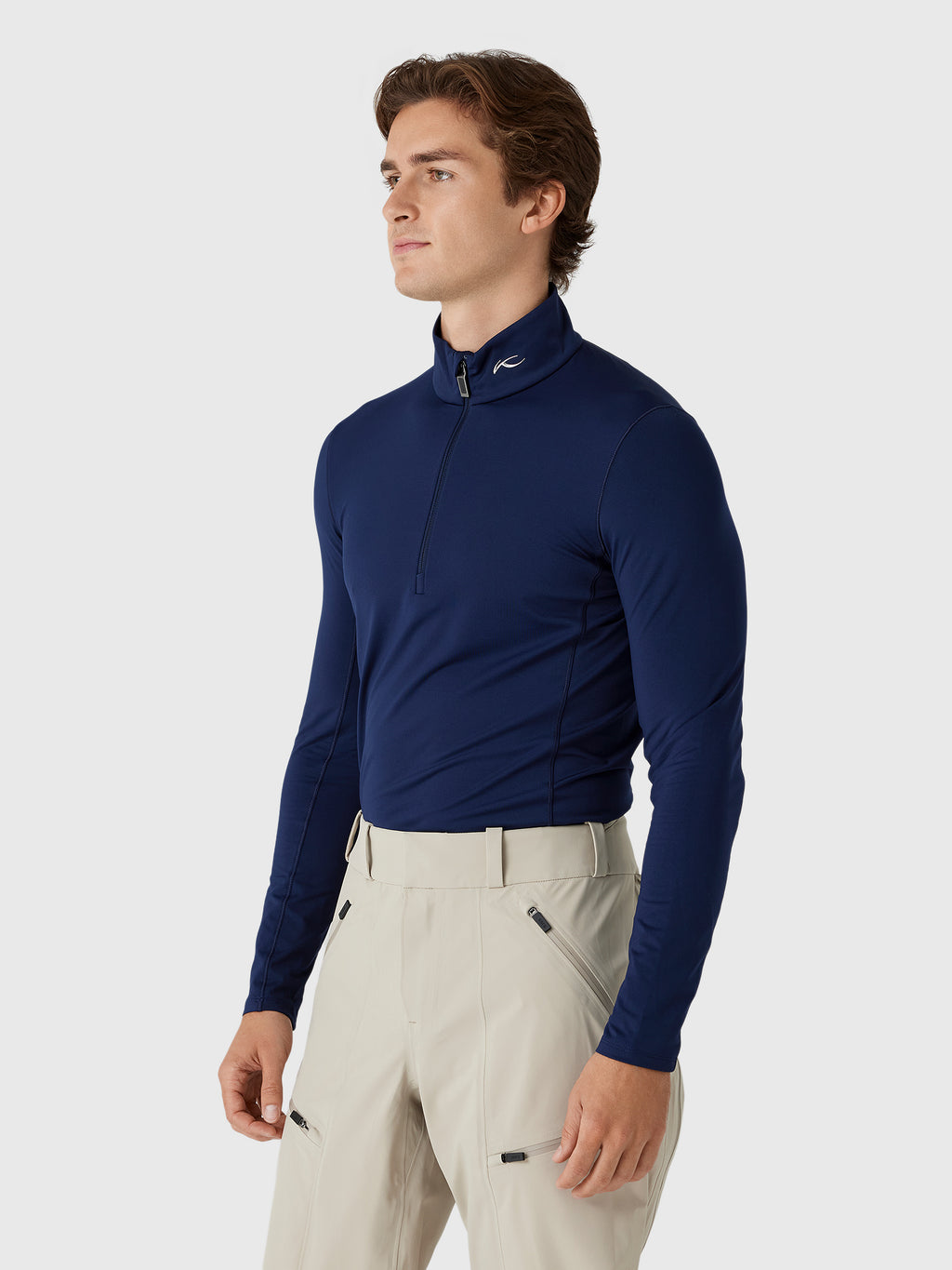 KJUS Men's Trace Midlayer Half-Zip - Saint Bernard