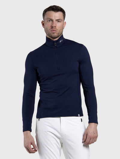 KJUS Men's Trace Midlayer Half-Zip - Saint Bernard