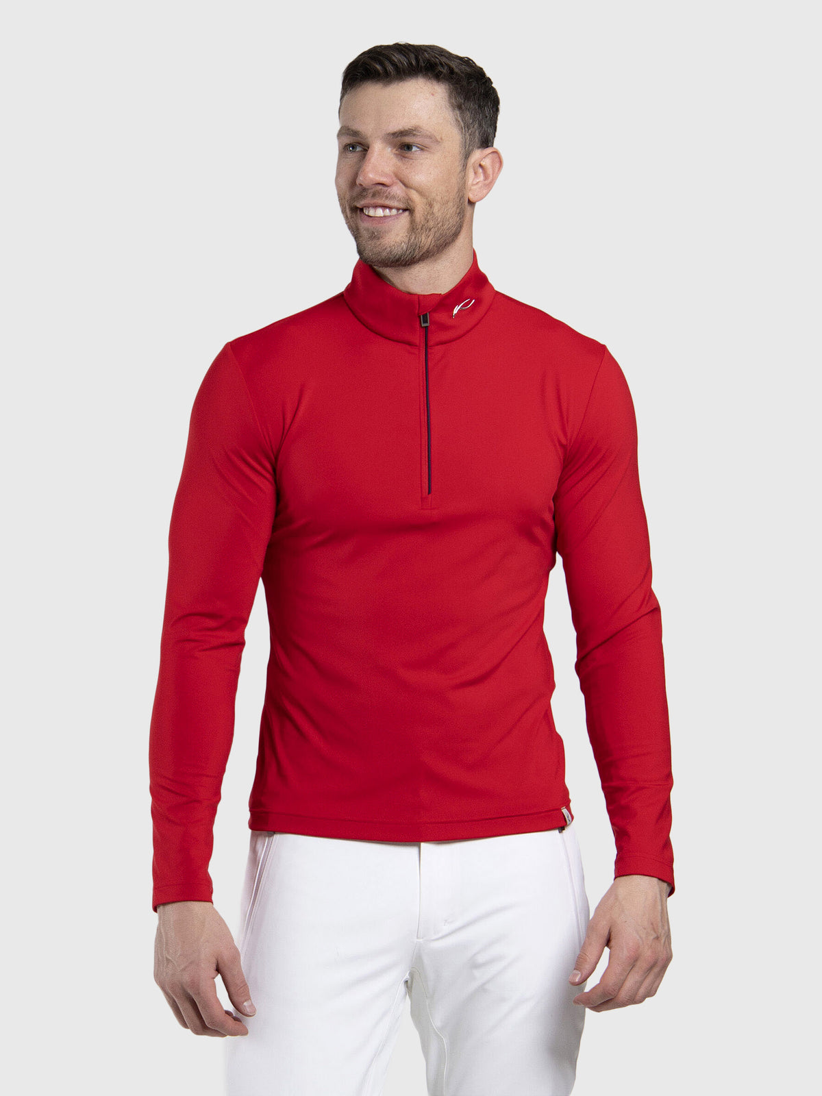 KJUS Men's Feel Midlayer Half-Zip - Saint Bernard