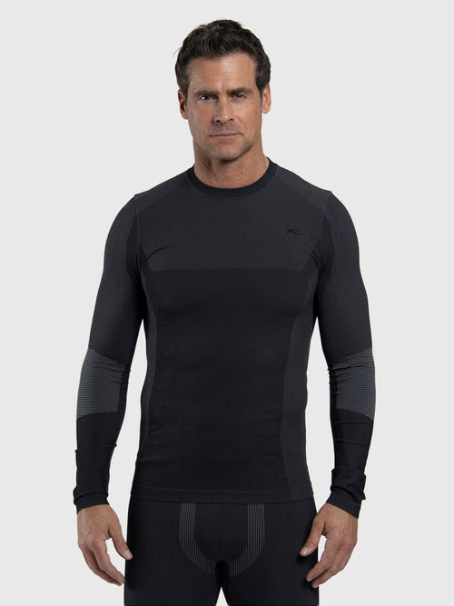 KJUS Men's Chutes Long-Sleeve Baselayer - Saint Bernard