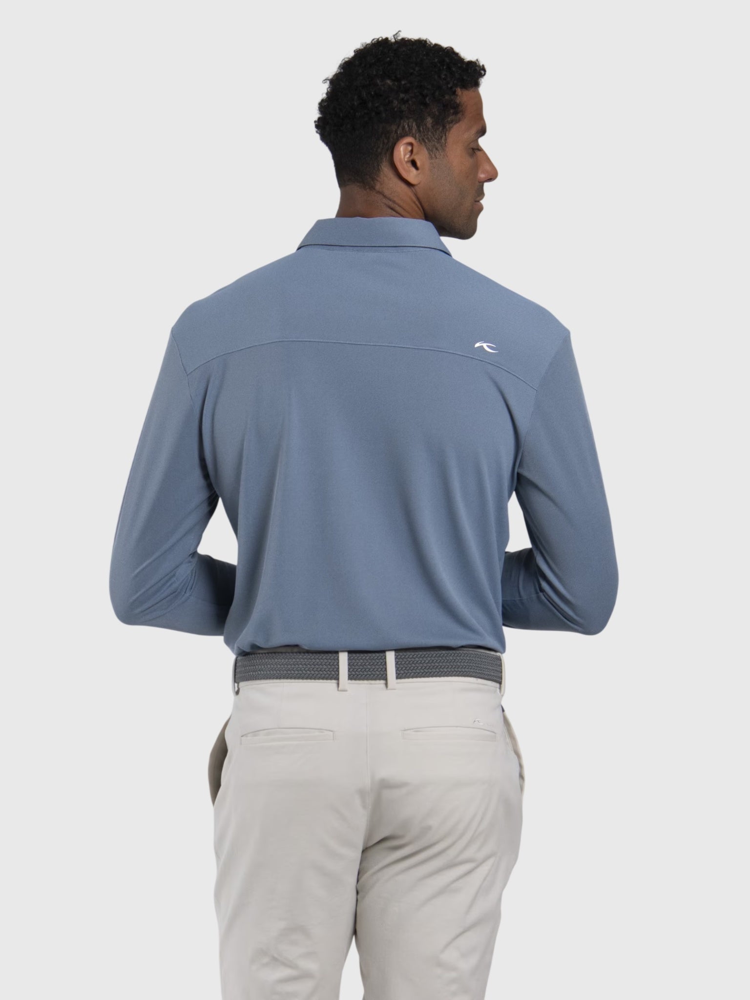 KJUS Men's Fairway Long-Sleeve Polo