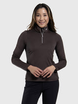 KJUS Women's Neila Midlayer Half-Zip - Saint Bernard