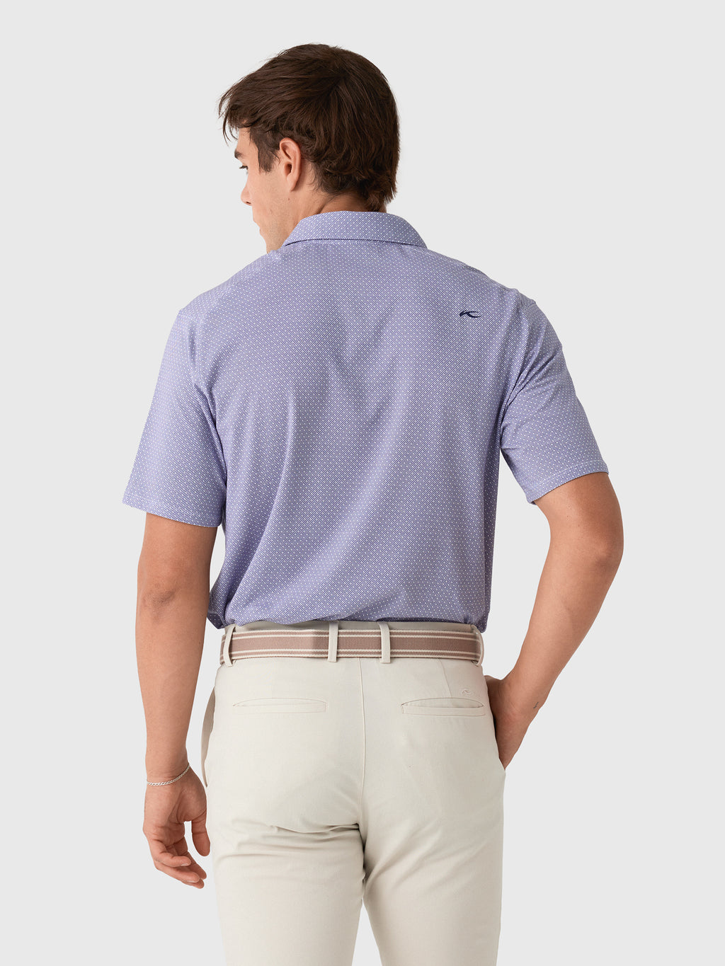 KJUS Men's Hollow Pima Printed Polo - Saint Bernard
