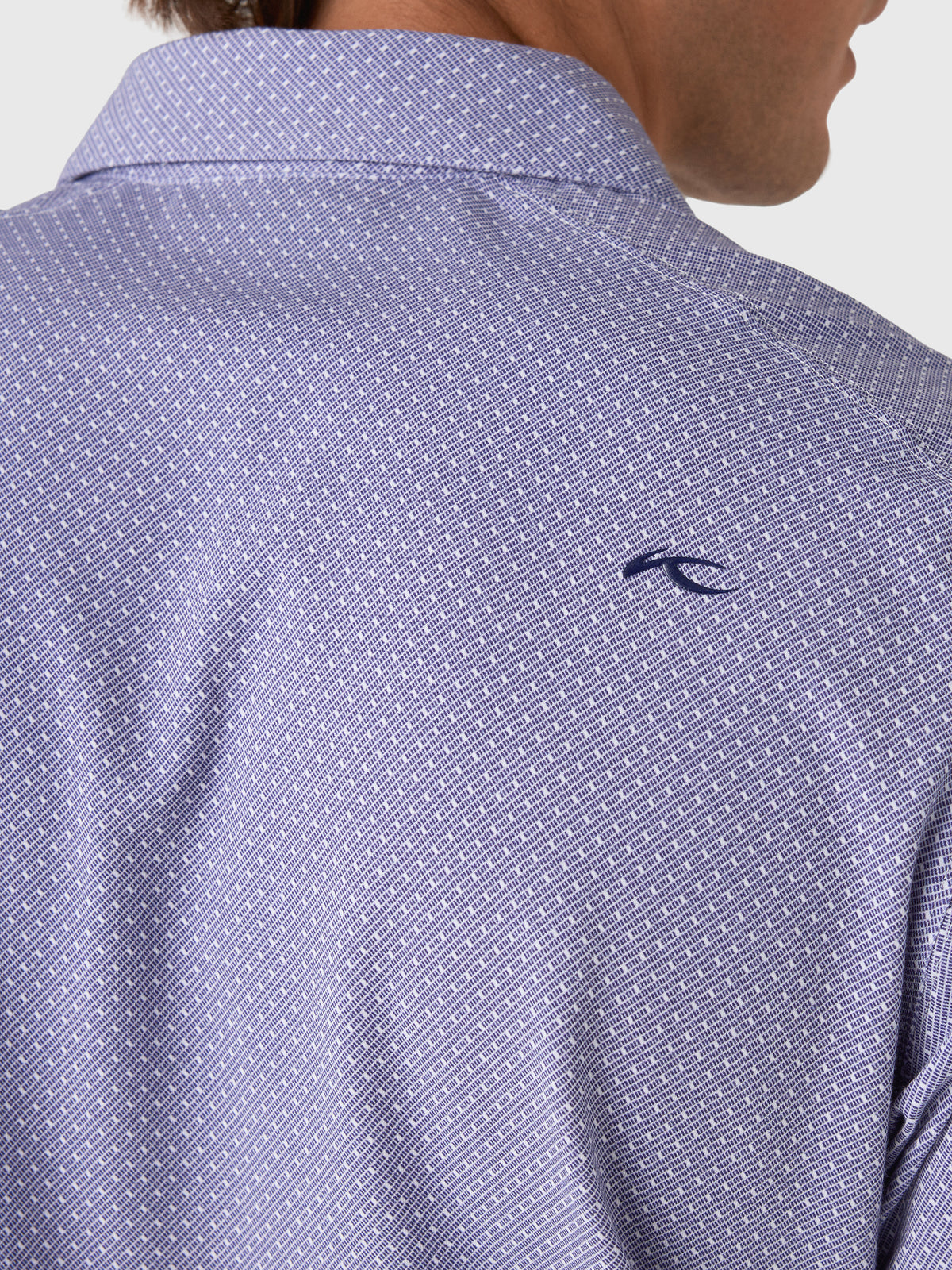 KJUS Men's Hollow Pima Printed Polo - Saint Bernard