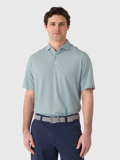 KJUS Men's Hollow Pima Printed Polo - Saint Bernard