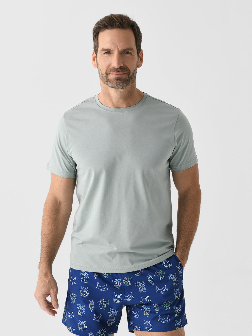 Orchard + Broome Men's Orchard Pima Cotton Tee - Saint Bernard