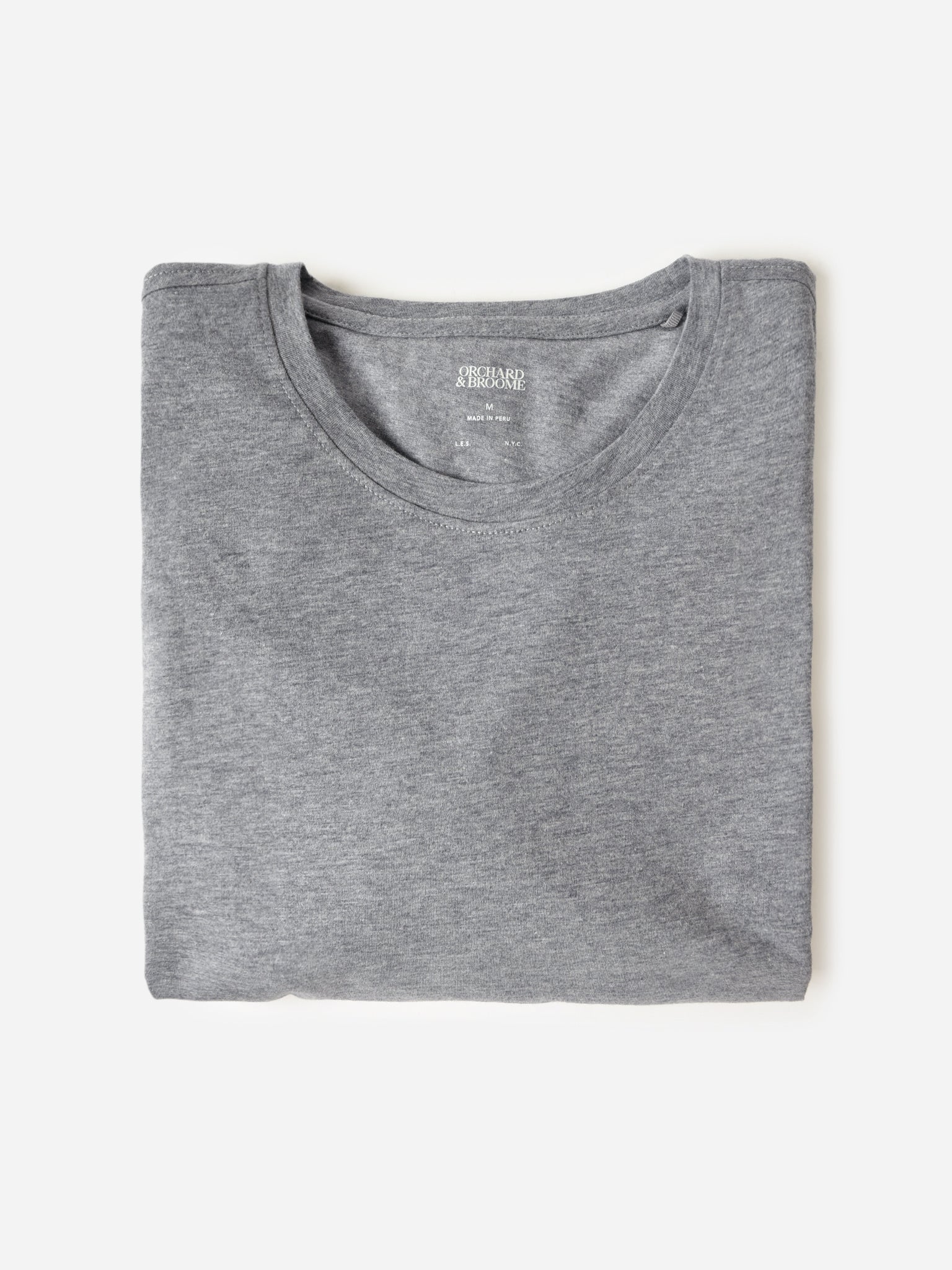 Orchard + Broome Men's Broome Heather Cotton Tee - Saint Bernard