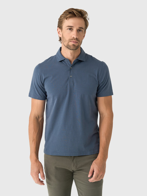 Orchard + Broome Men's Grand Pima Stretch Polo