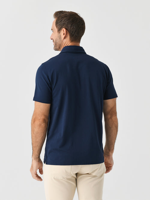 Orchard + Broome Men's Grand Pima Stretch Polo