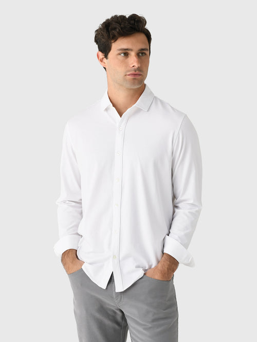 Orchard + Broome Men's Bowery Pima Cotton Stretch Shirt