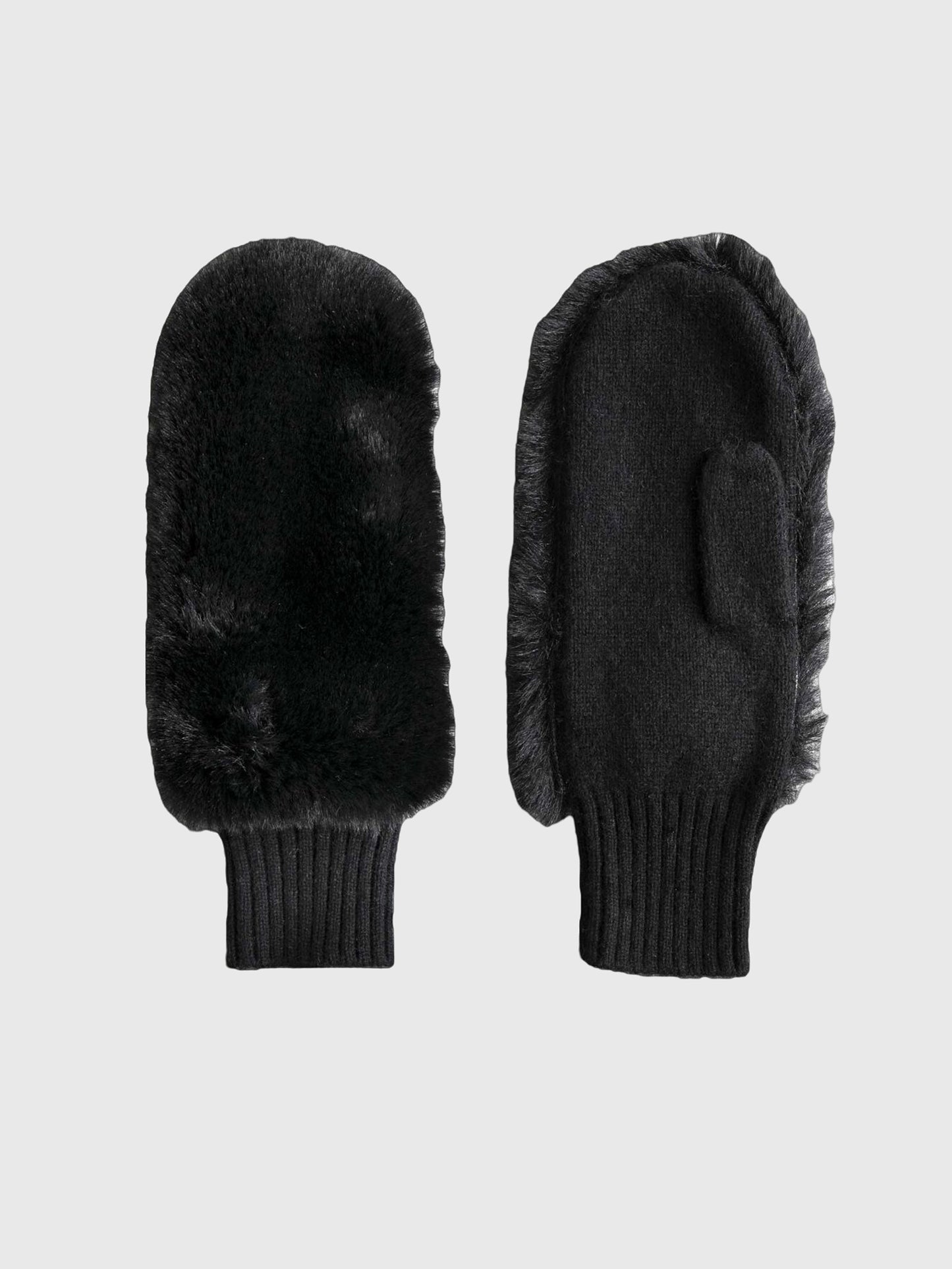 Amato Women's Faux Fur Mittens - Saint Bernard