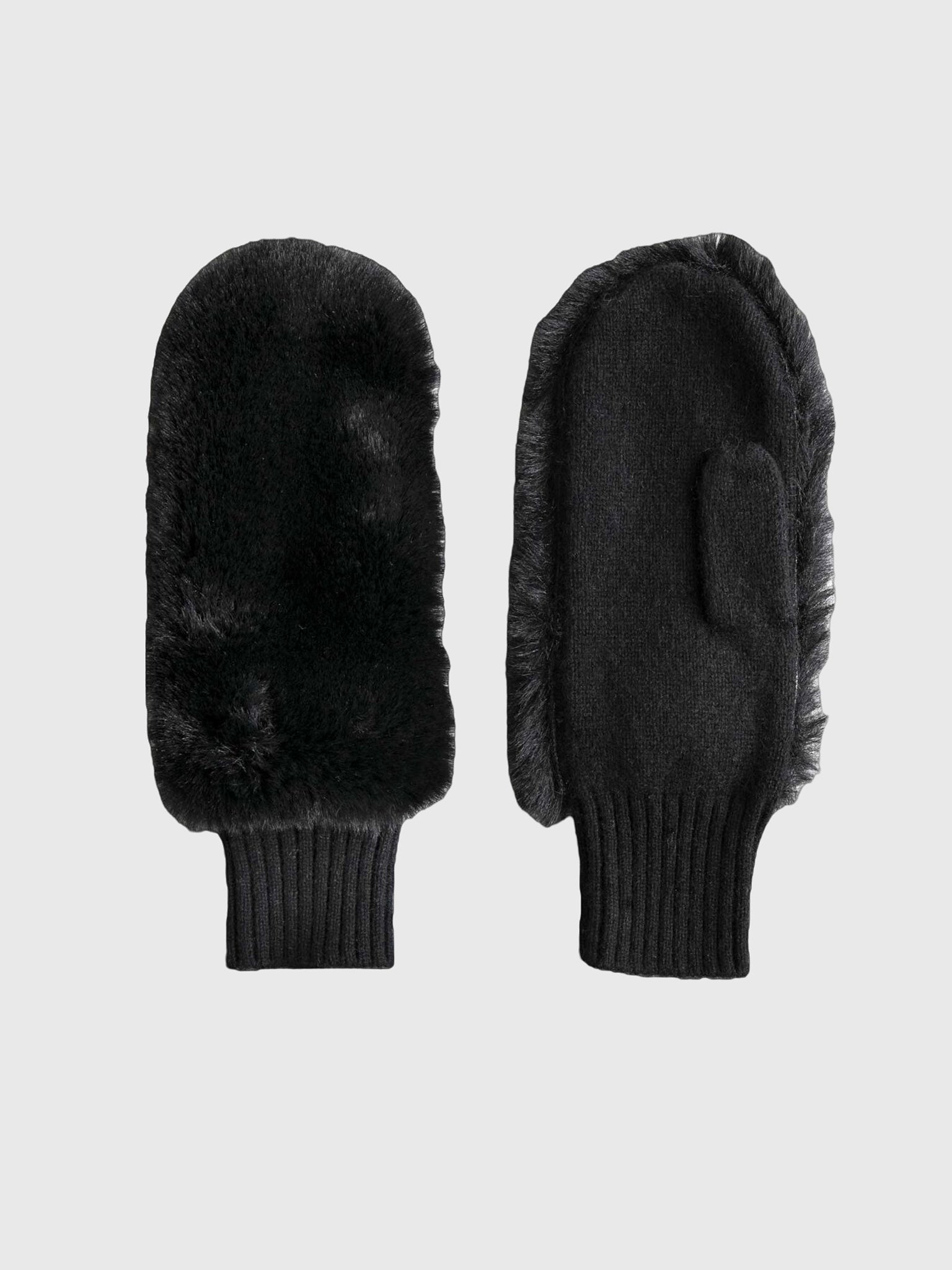 Amato Women's Faux Fur Mittens - Saint Bernard