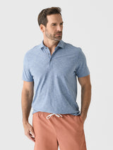 Orchard + Broome Men's Bayard Slub Polo - Saint Bernard