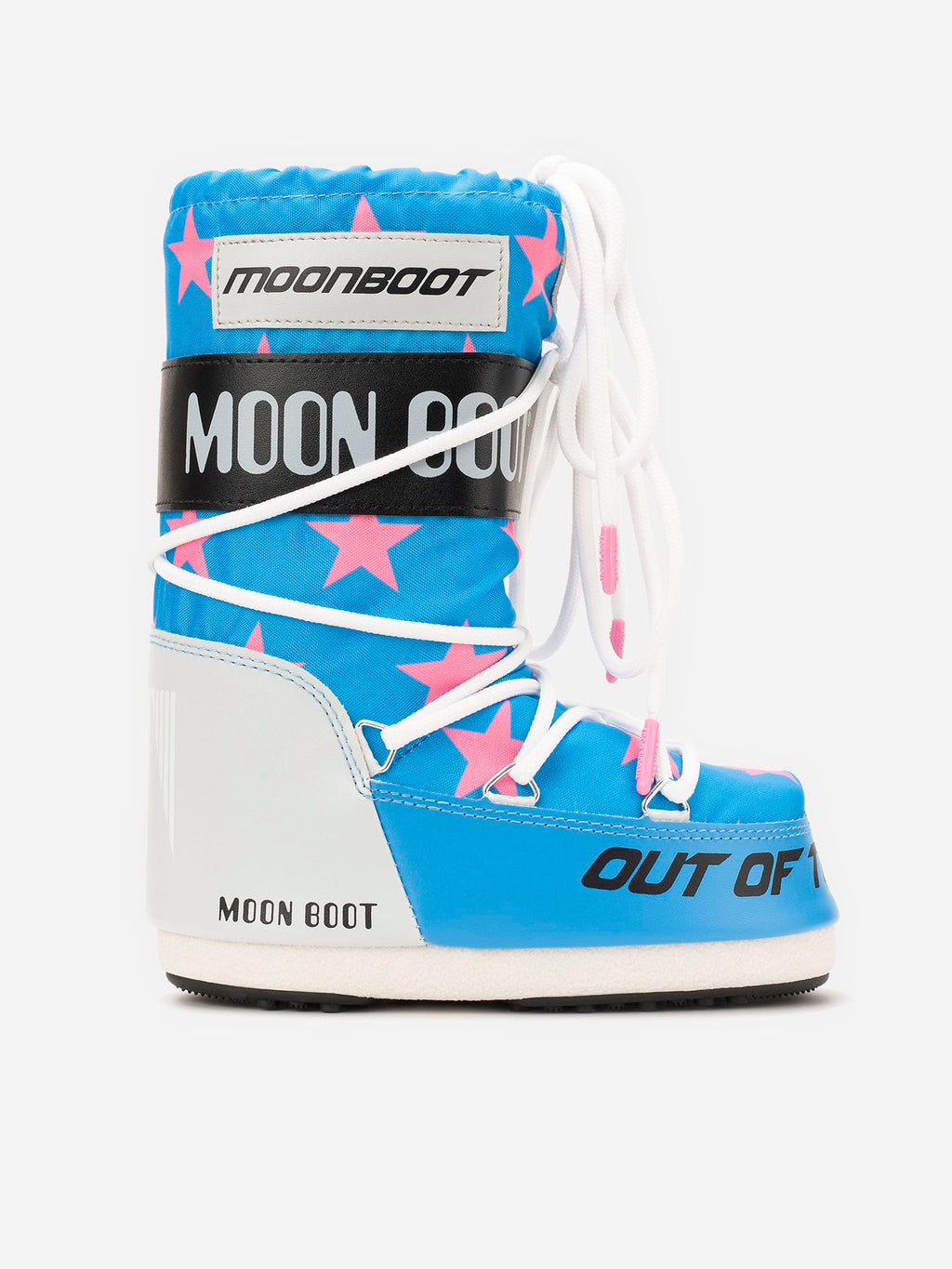 Moonboot Girls' Icon Retrobiker Boot - Saint Bernard