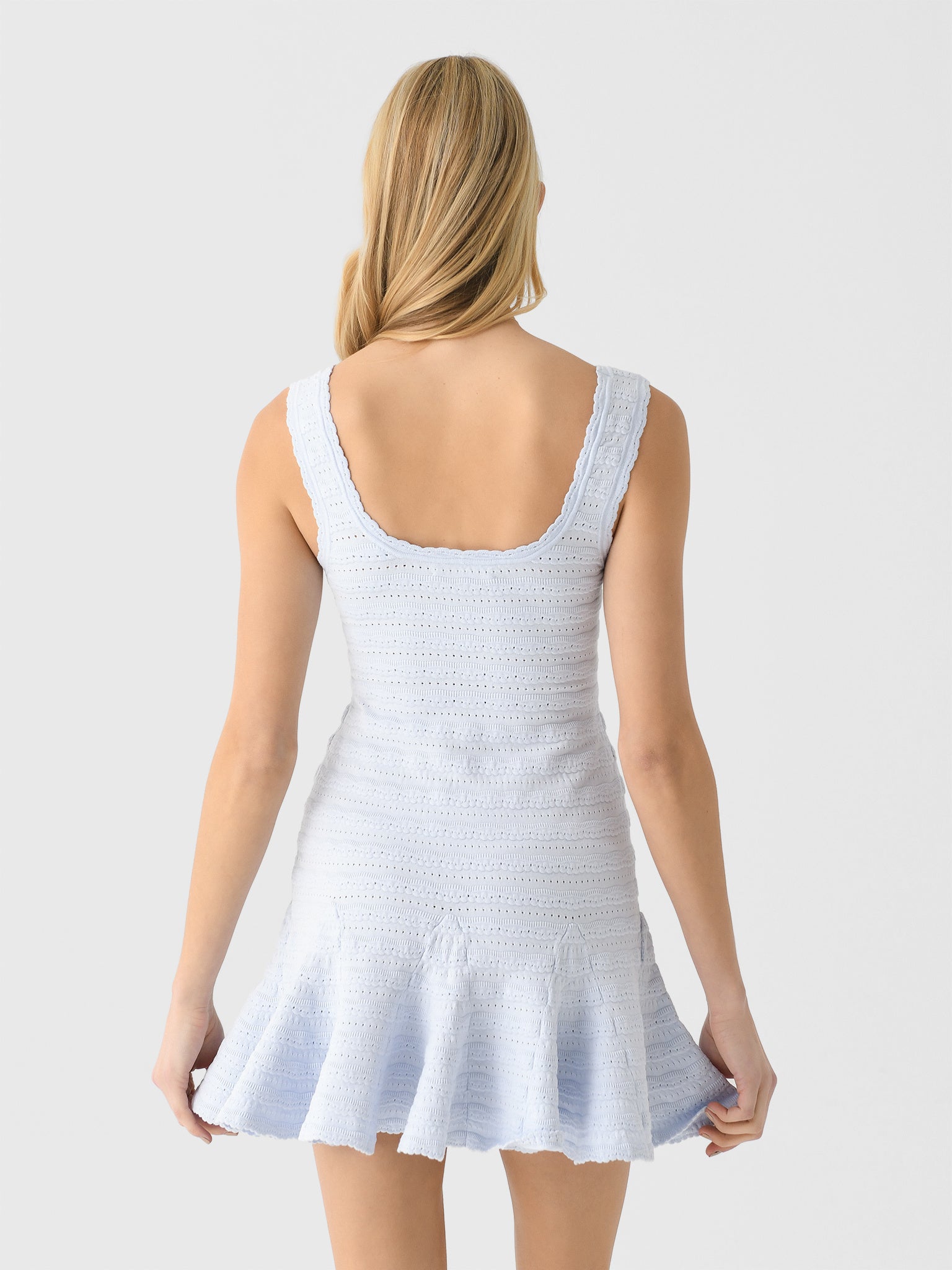 maryanne knit mini dress LoveShackFancy | Maryanne Crystal Knit Mini Dress | XXS