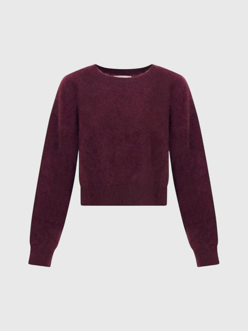 LoveShackFancy Women's Bellaman Cashmere Pullover - Saint Bernard