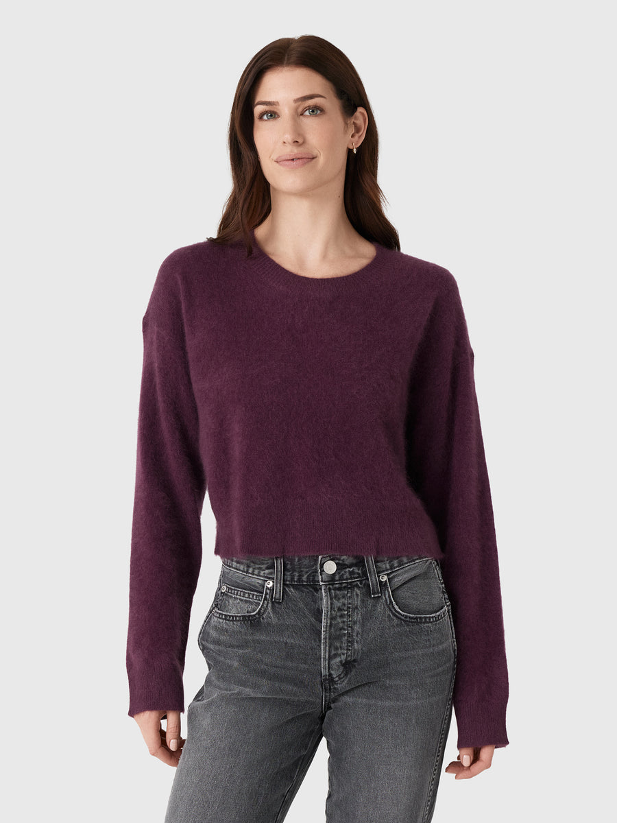 LoveShackFancy Women's Bellaman Cashmere Pullover - Saint Bernard