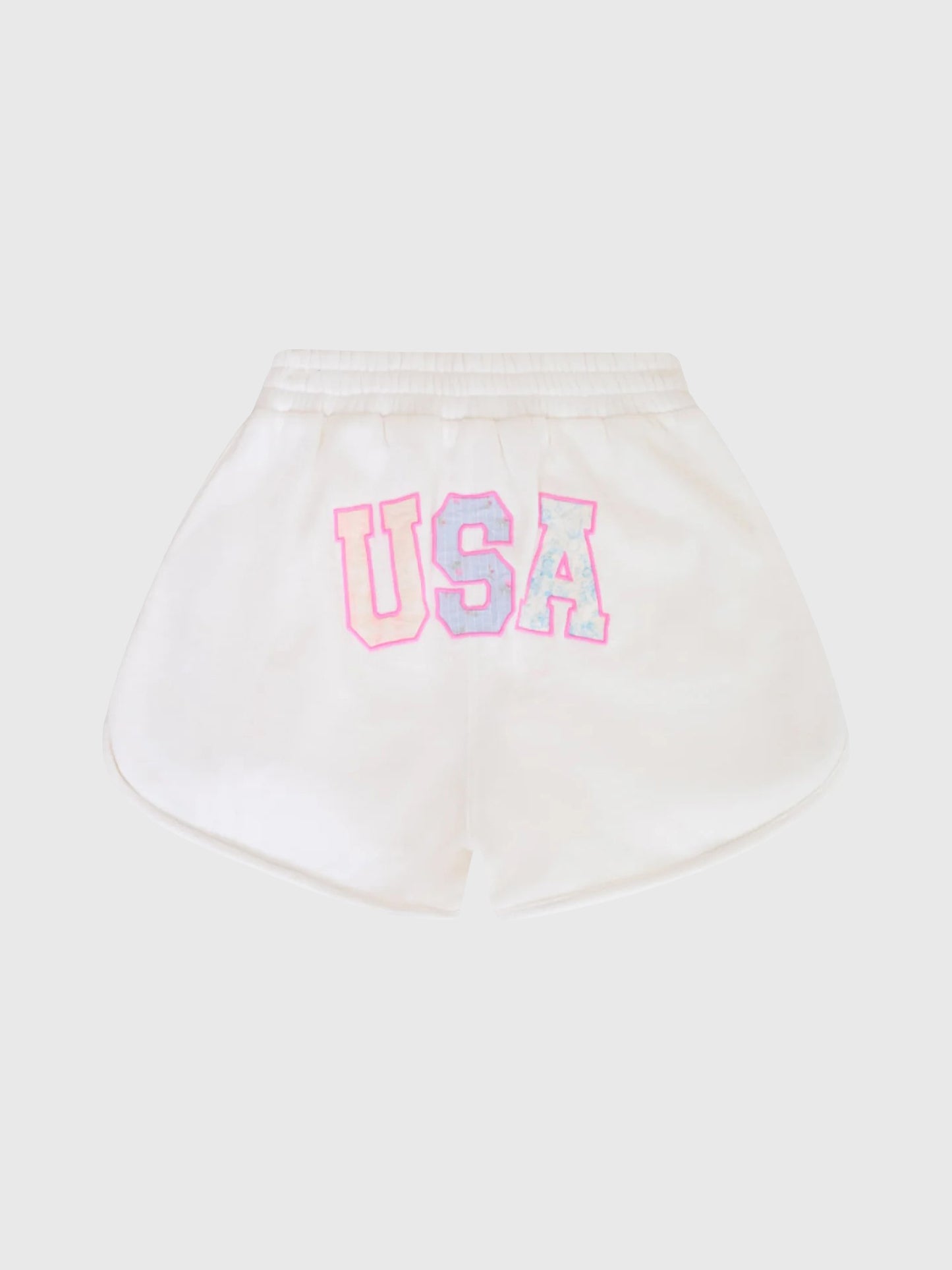 LoveShackFancy Women's Jeanette USA Short - Saint Bernard