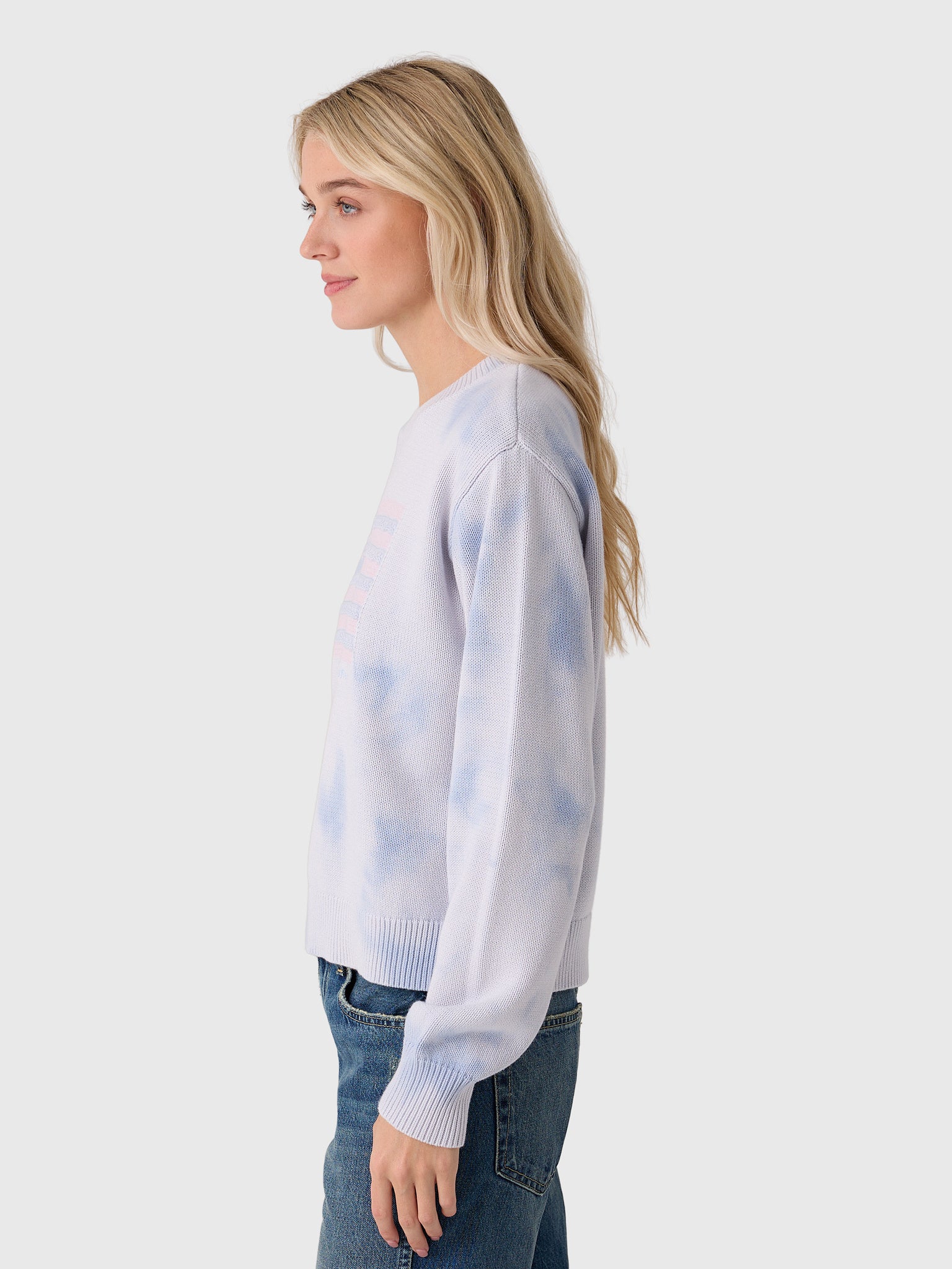 LoveShackFancy Women's Ty Flag Pullover - Saint Bernard