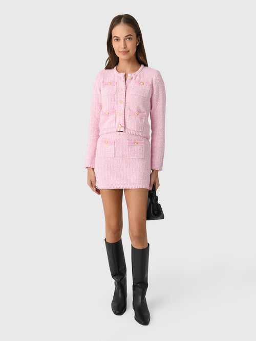 LoveShackFancy Women's Delcie Cotton Knit Cardigan