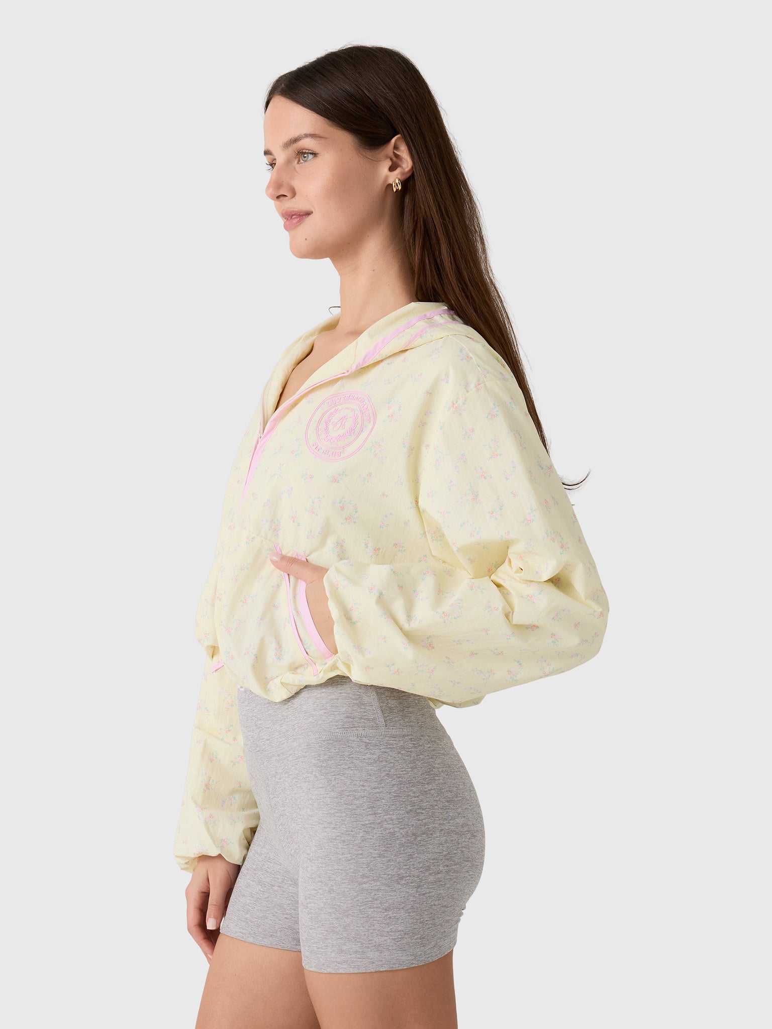 LoveShackFancy Women's Kariana Windbreaker - Saint Bernard