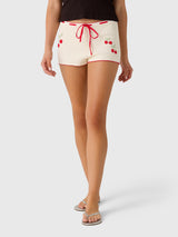 LoveShackFancy Women's Nandie Short - Saint Bernard