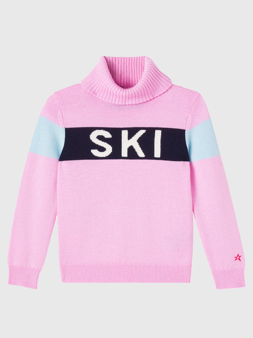 Perfect Moment Girls' Ski Merino Wool Sweater