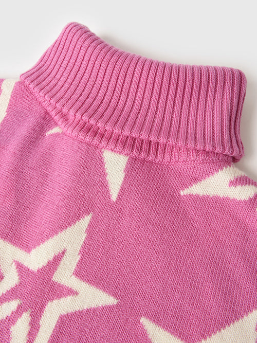 Perfect Moment Girls' Star Dust Merino Wool Sweater
