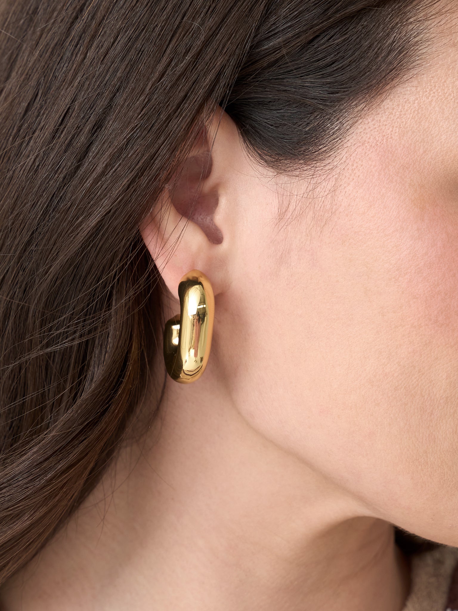 Martha Calvo Kayla Link Earrings - Saint Bernard