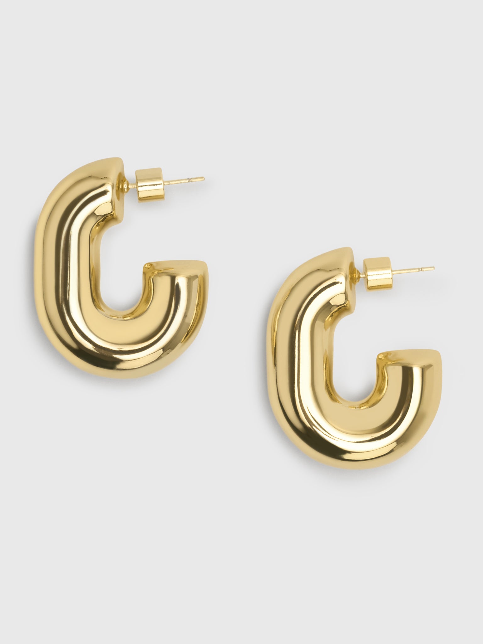 Martha Calvo Kayla Link Earrings - Saint Bernard