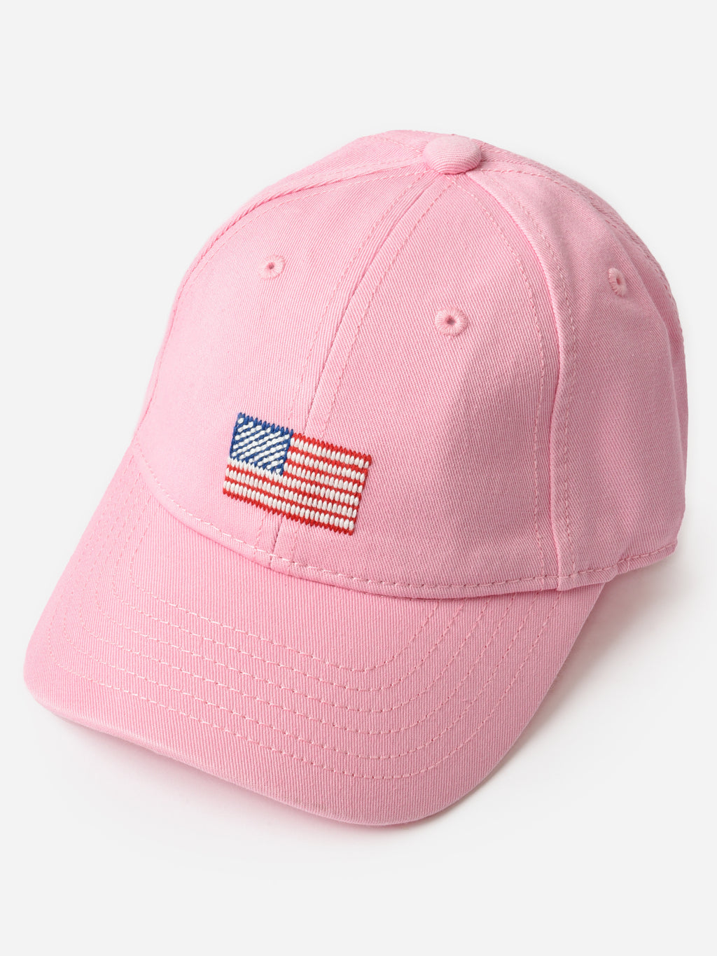 Harding Lane Kids' American Flag Canvas Hat - Saint Bernard