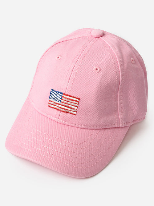 Harding Lane Kids' American Flag Canvas Hat