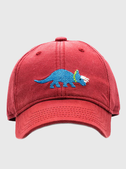 Harding Lane Kids' Triceratops Canvas Hat - Saint Bernard