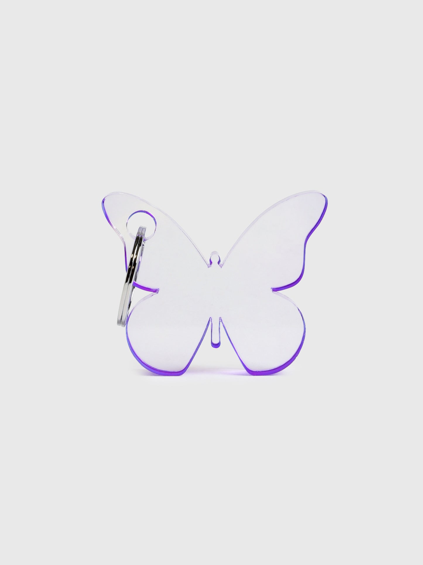 O-Venture Acrylic Purple Butterfly Keychain - Saint Bernard