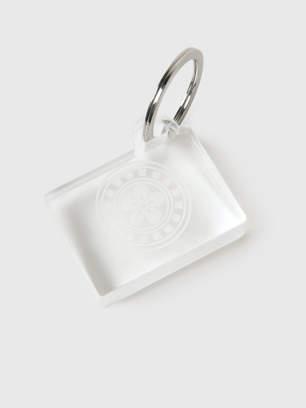 O-Venture Acrylic Mahjong Tile Keychain - Saint Bernard