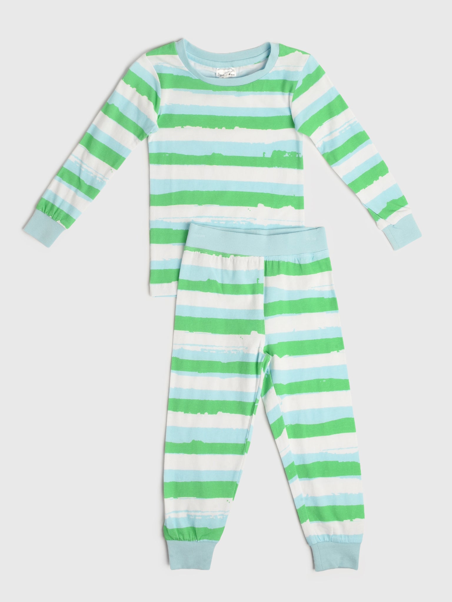 Sant And Abel Kids' Wild Stripes Pajama Set