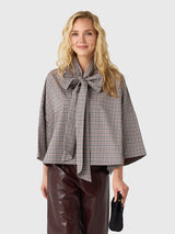 Essentiel Antwerp Women's Kefir Bow Tie Top - Saint Bernard