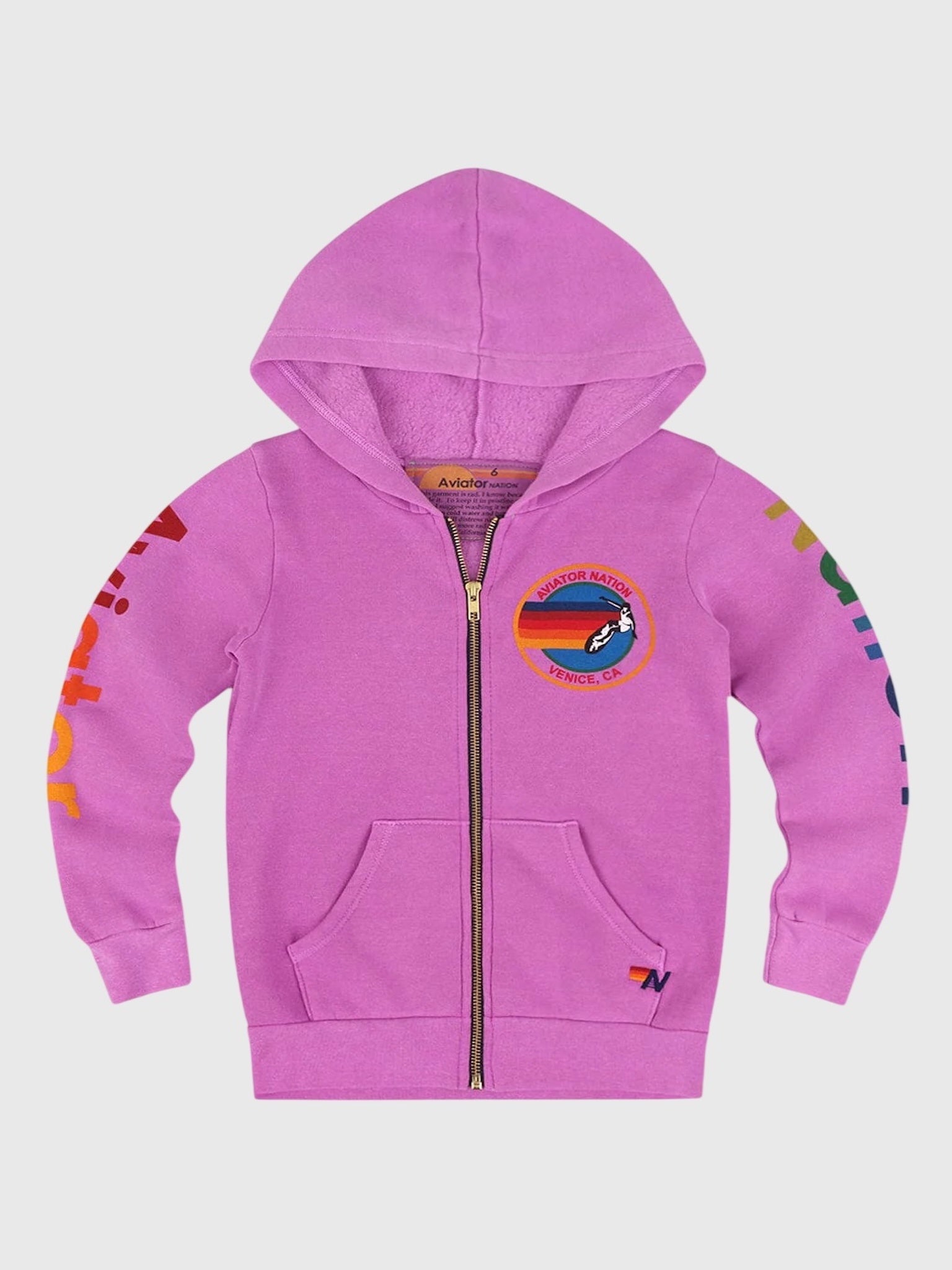 Aviator Nation Kids' AN Zip Hoodie - Saint Bernard