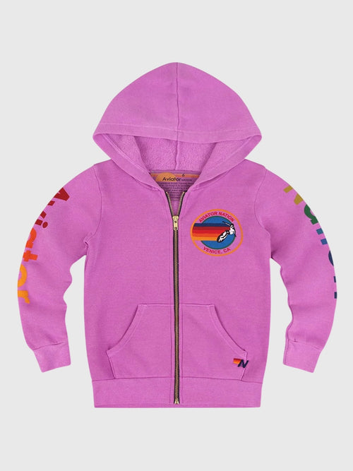 Aviator Nation Kids' AN Zip Hoodie