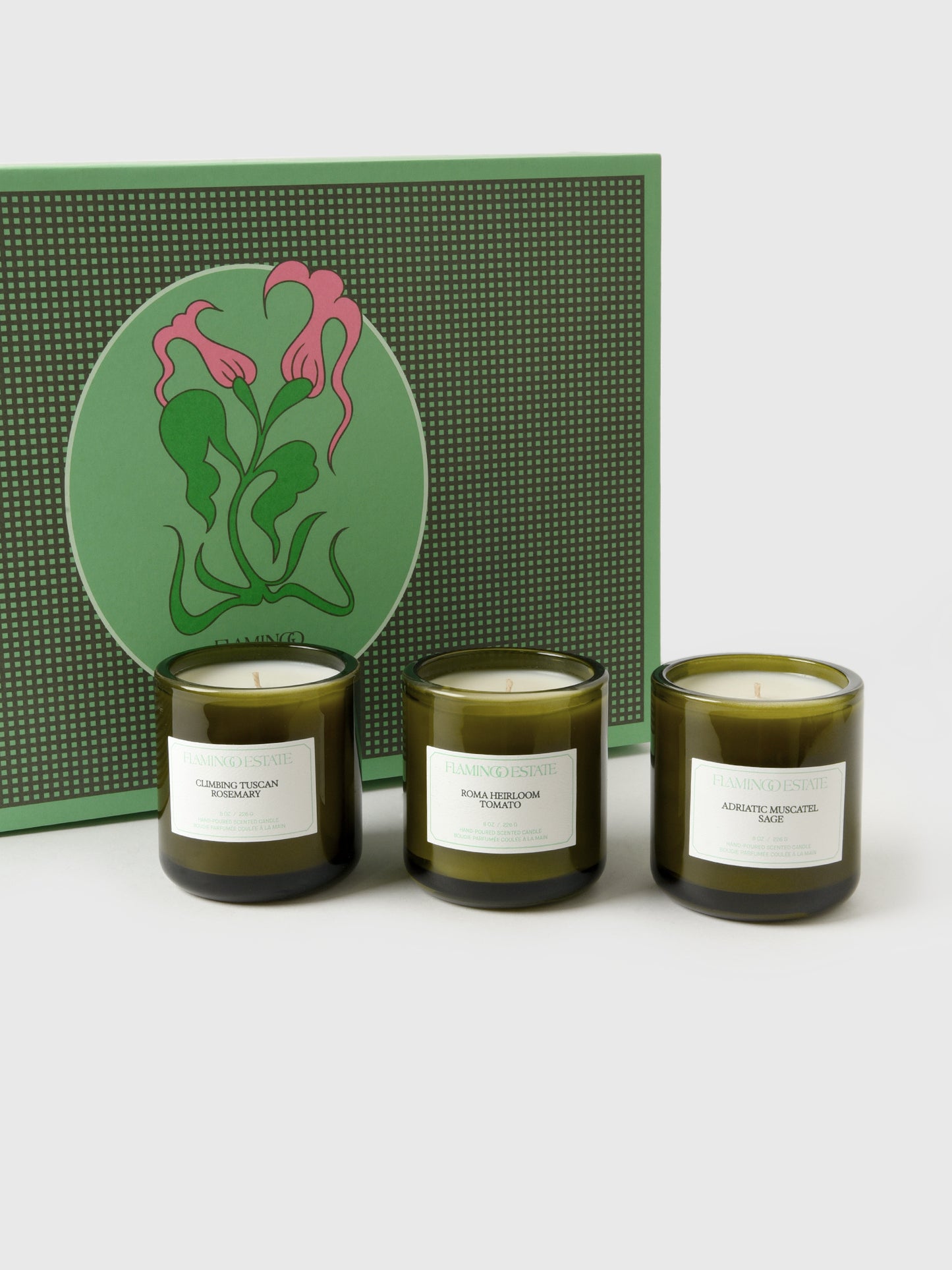 Flamingo Estate The Three Sisters Candle Set - Saint Bernard