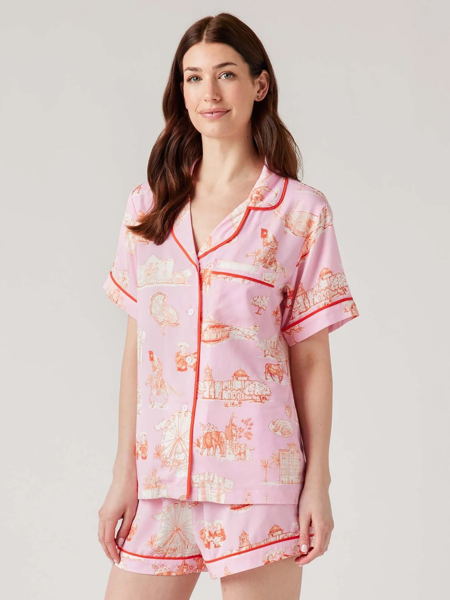 Katie Kime Women's San Antonio Toile Pajama Set