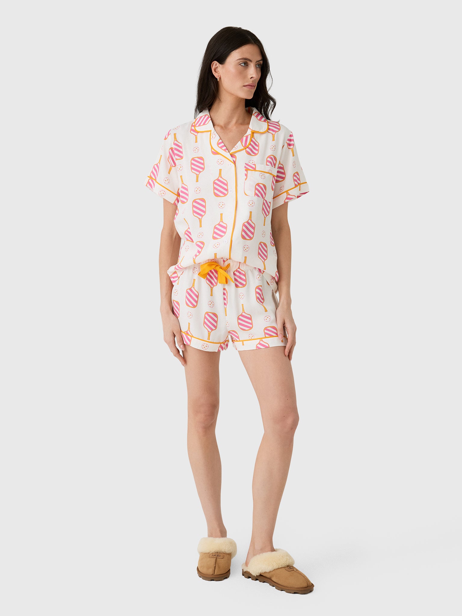 Katie Kime Women's Pickleball Pajama Set - Saint Bernard