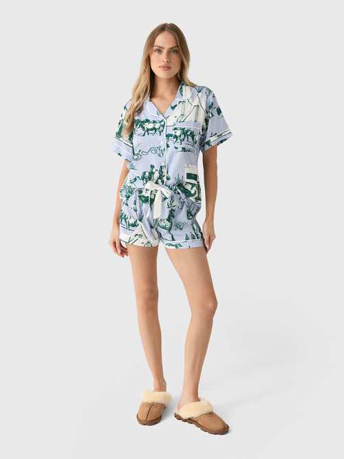 Katie Kime Women's Marfa Toile Pajama Set