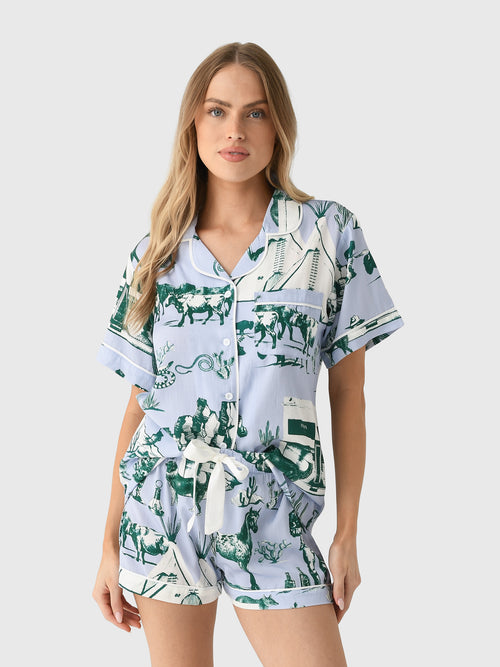 Katie Kime Women's Marfa Toile Pajama Set