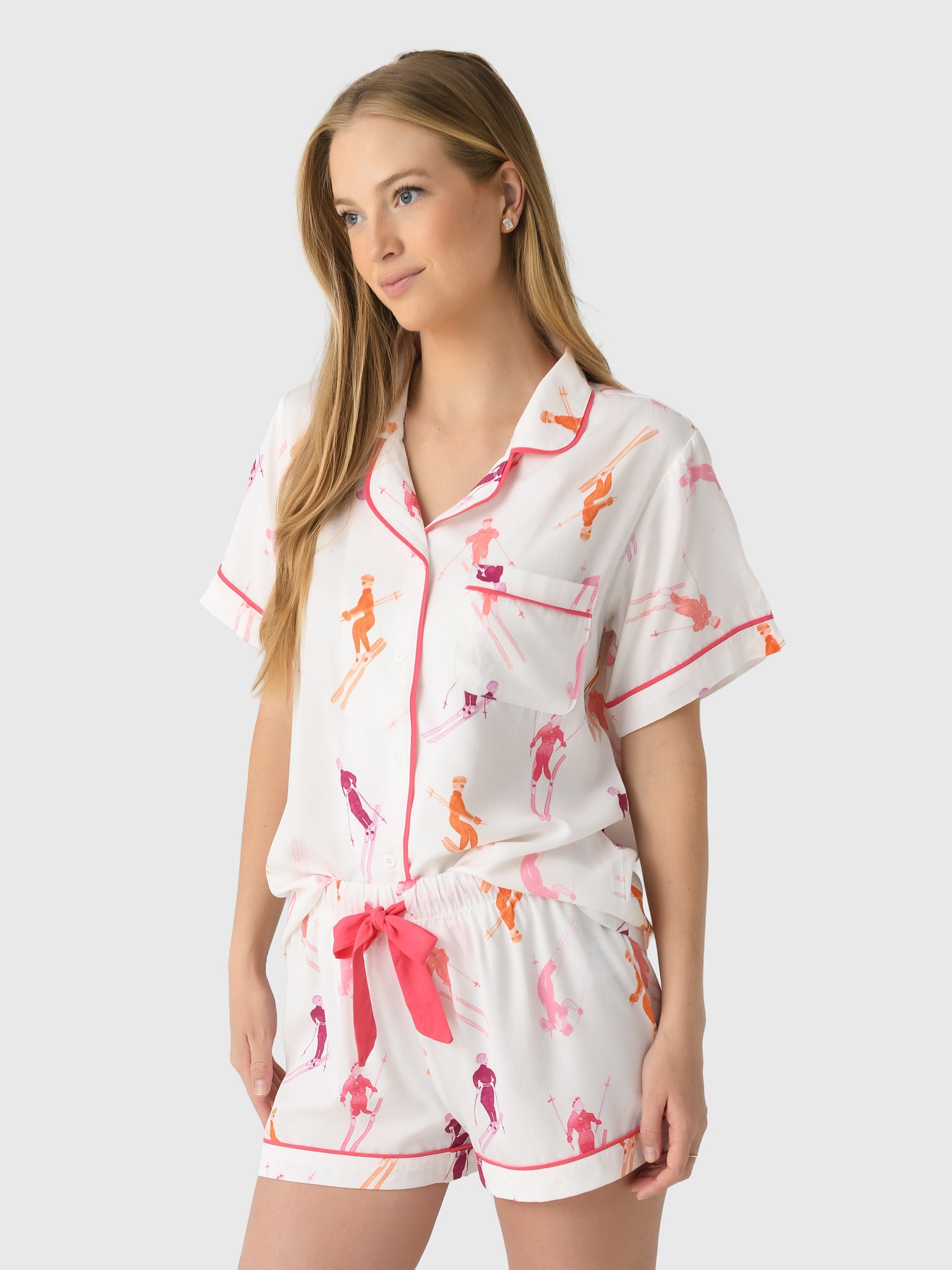 Katie Kime Women's Bluebird Day Pajama Set - Saint Bernard