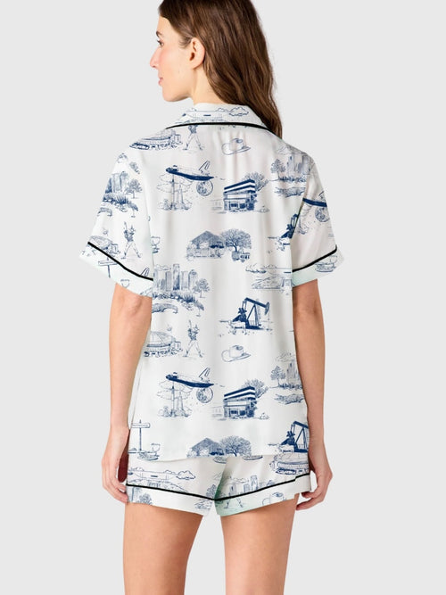 Katie Kime Women's Houston Toile Pajama Set